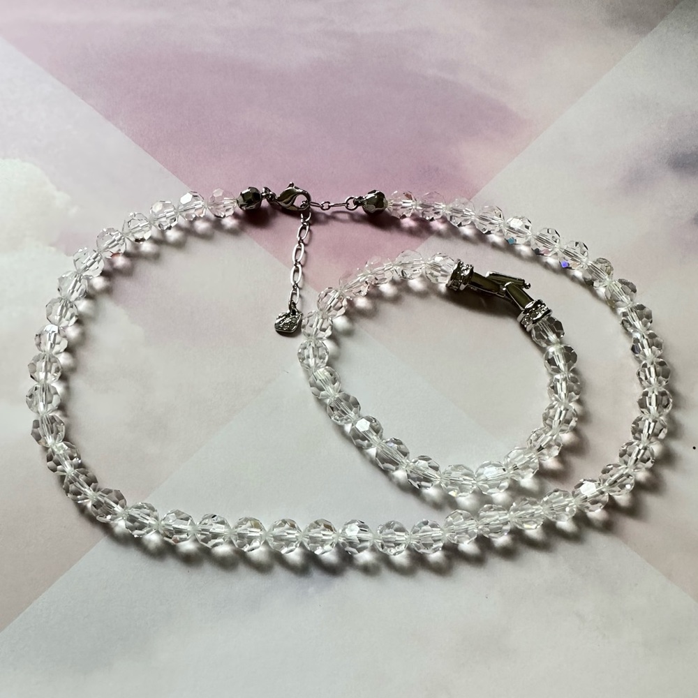 Swarovski Necklace and Bracelet